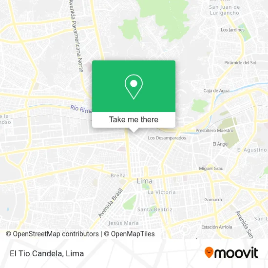 El Tio Candela map