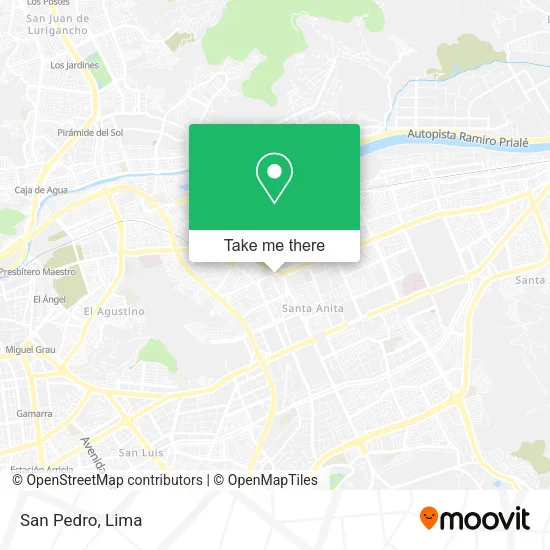 Mapa de San Pedro