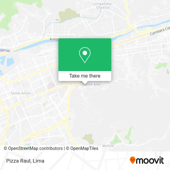 Mapa de Pizza Raul