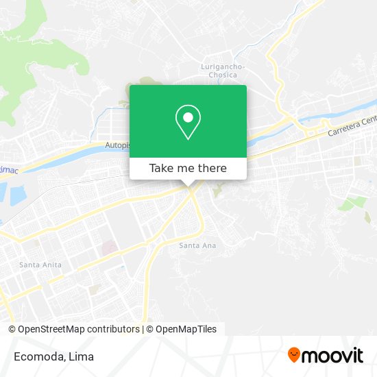 Ecomoda map