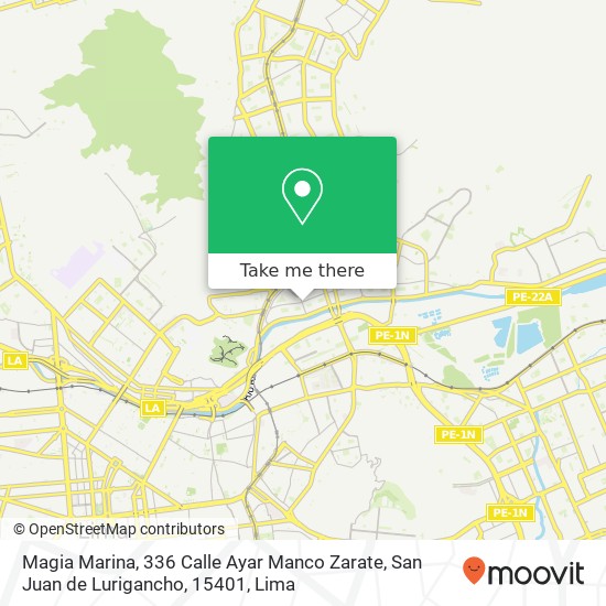 Magia Marina, 336 Calle Ayar Manco Zarate, San Juan de Lurigancho, 15401 map