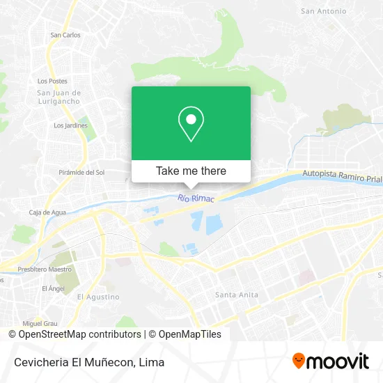Mapa de Cevicheria El Muñecon