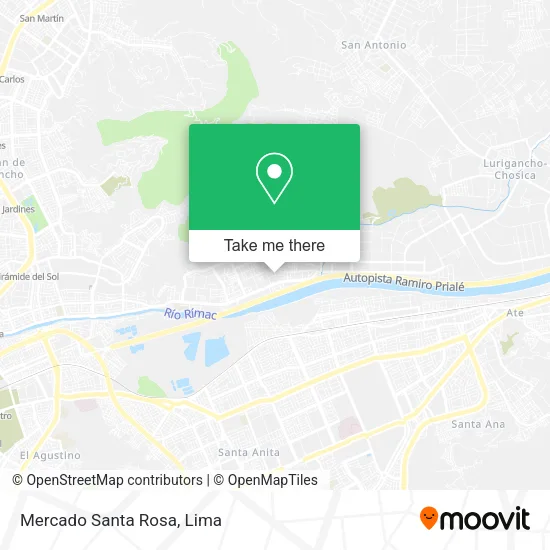 Mercado Santa Rosa map