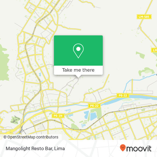 Mapa de Mangolight Resto Bar