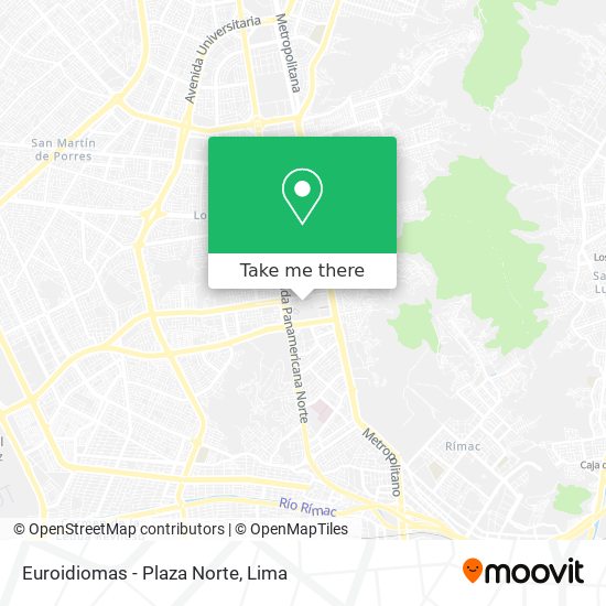 Euroidiomas - Plaza Norte map