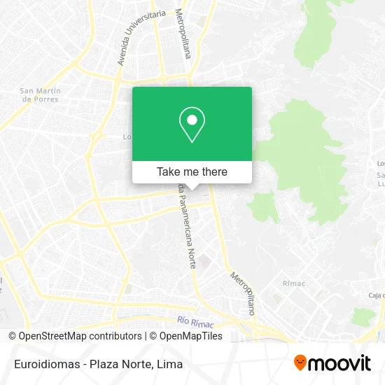 Mapa de Euroidiomas - Plaza Norte