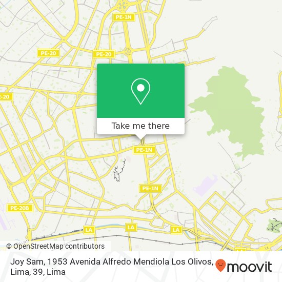 Joy Sam, 1953 Avenida Alfredo Mendiola Los Olivos, Lima, 39 map