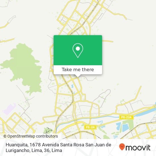Huanquita, 1678 Avenida Santa Rosa San Juan de Lurigancho, Lima, 36 map