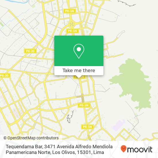 Tequendama Bar, 3471 Avenida Alfredo Mendiola Panamericana Norte, Los Olivos, 15301 map