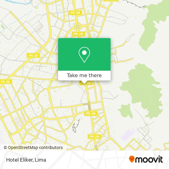 Hotel Eliker map