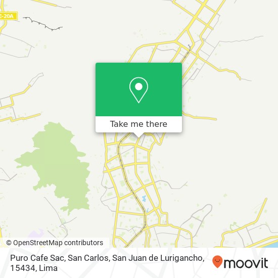 Puro Cafe Sac, San Carlos, San Juan de Lurigancho, 15434 map