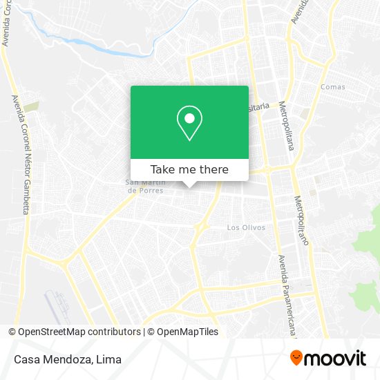 Casa Mendoza map