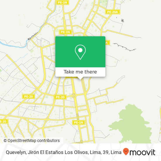 Quevelyn, Jirón El Estaños Los Olivos, Lima, 39 map