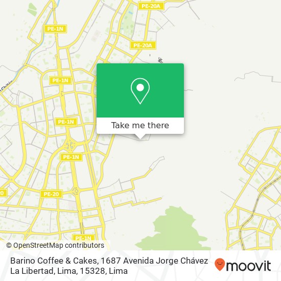 Barino Coffee & Cakes, 1687 Avenida Jorge Chávez La Libertad, Lima, 15328 map