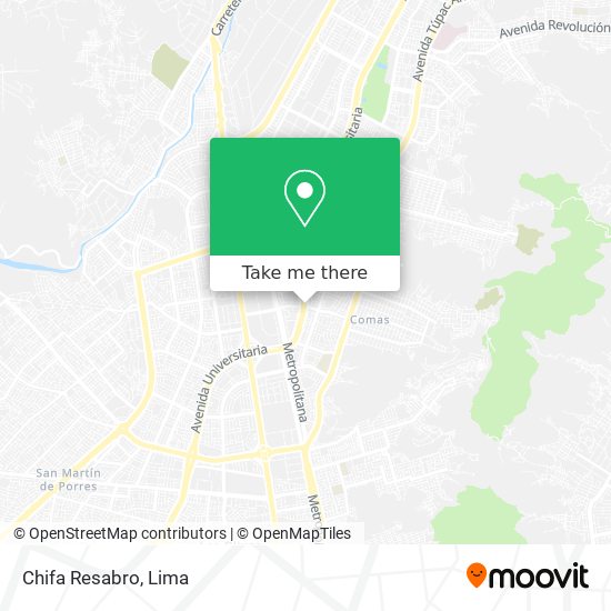Chifa Resabro map
