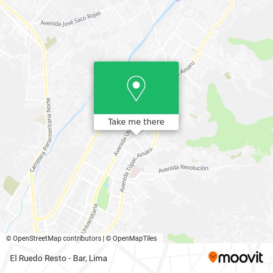 El Ruedo Resto - Bar map