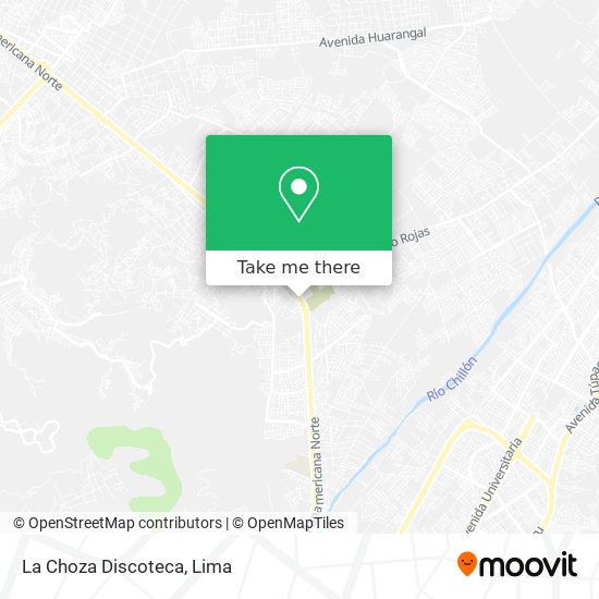 La Choza Discoteca map