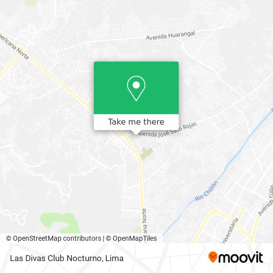 Las Divas Club Nocturno map