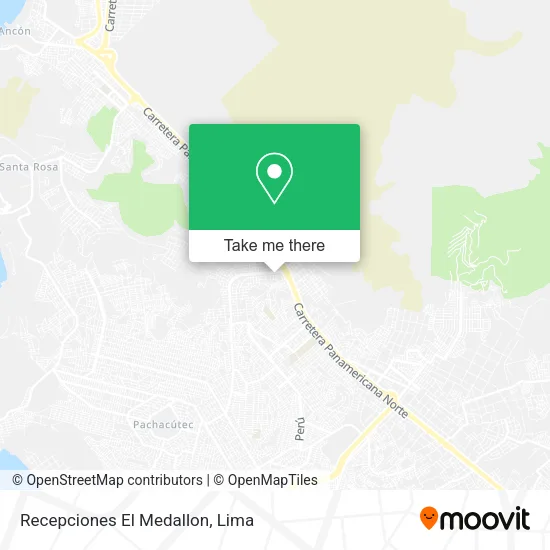 Recepciones El Medallon map