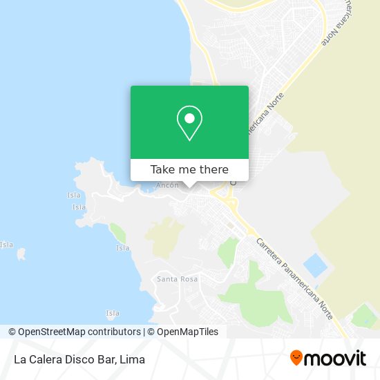 La Calera Disco Bar map