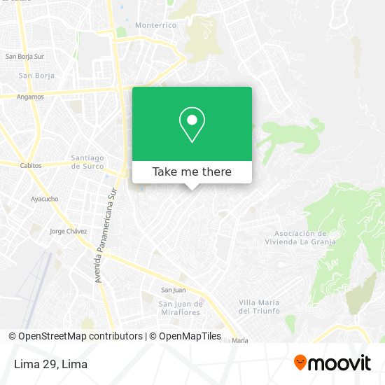 Lima 29 map