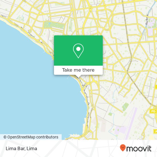 Lima Bar map
