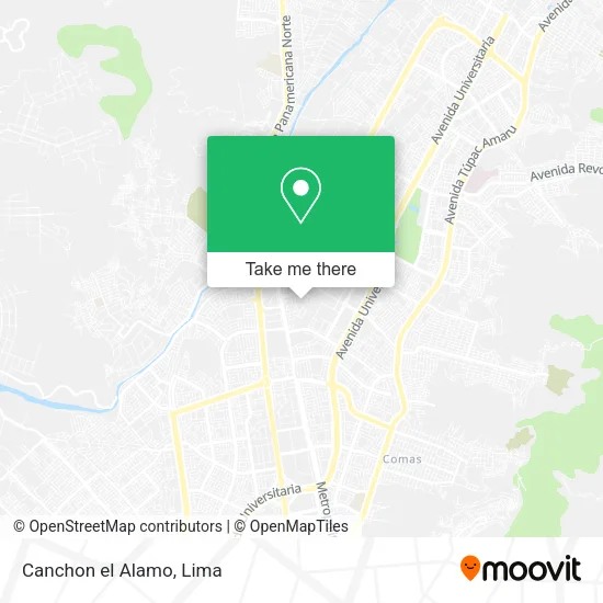 Mapa de Canchon el Alamo