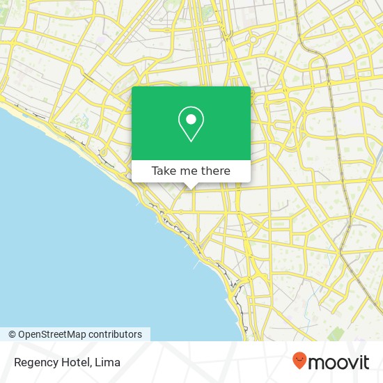 Regency Hotel map