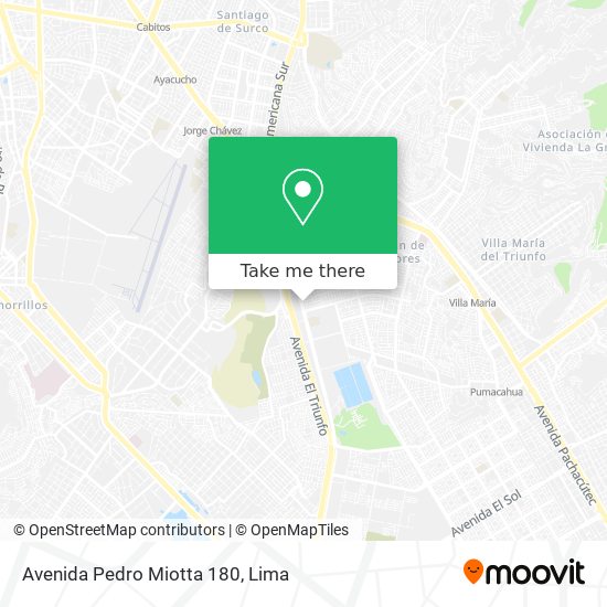 Avenida Pedro Miotta 180 map