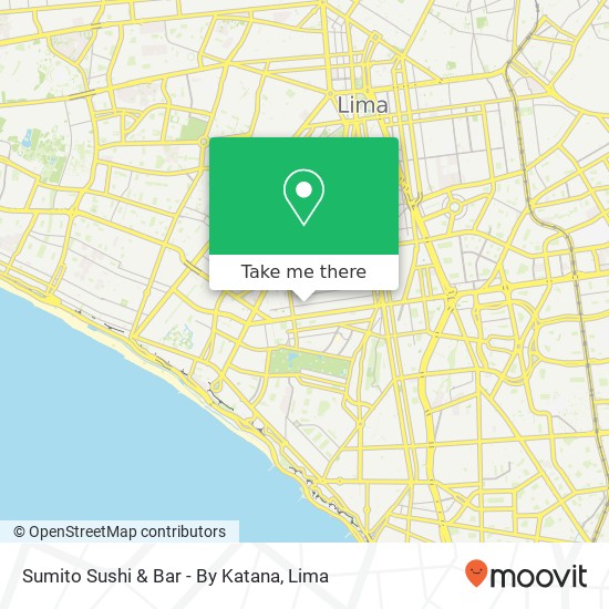Sumito Sushi & Bar - By Katana map