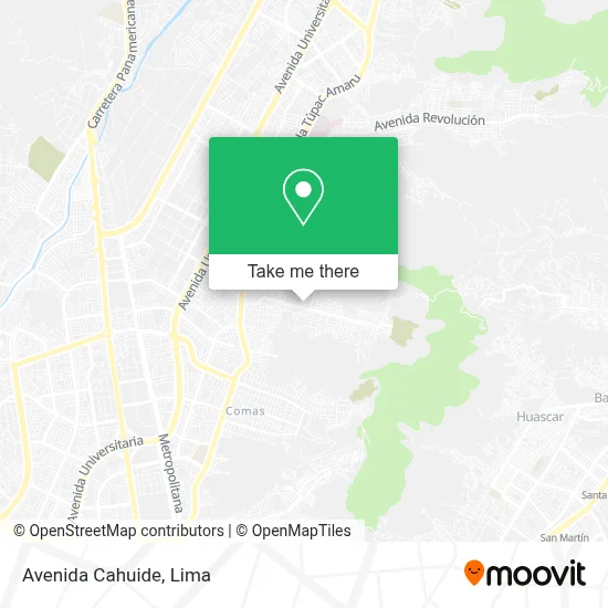 Avenida Cahuide map