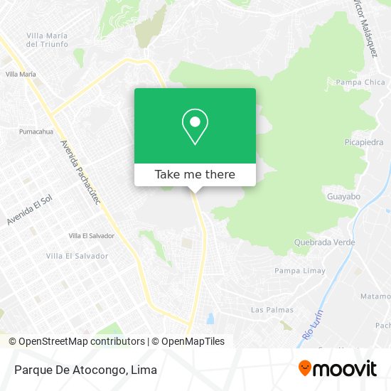 Mapa de Parque De Atocongo