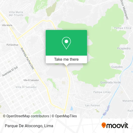 Parque De Atocongo map