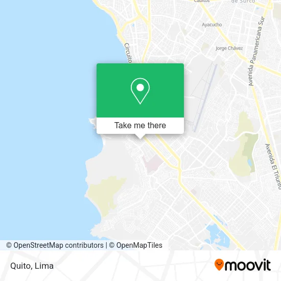 Mapa de Quito