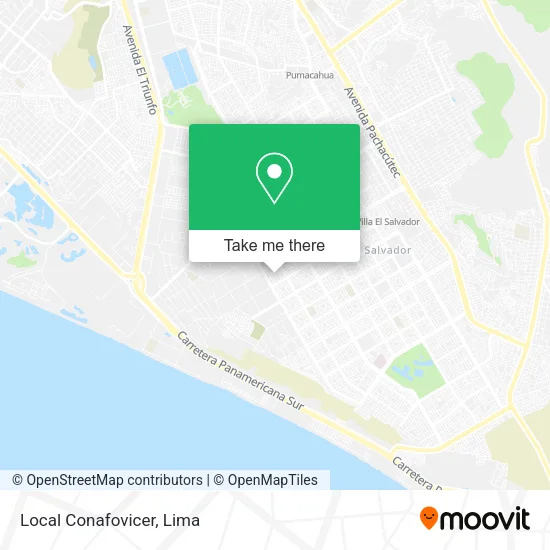 Mapa de Local Conafovicer