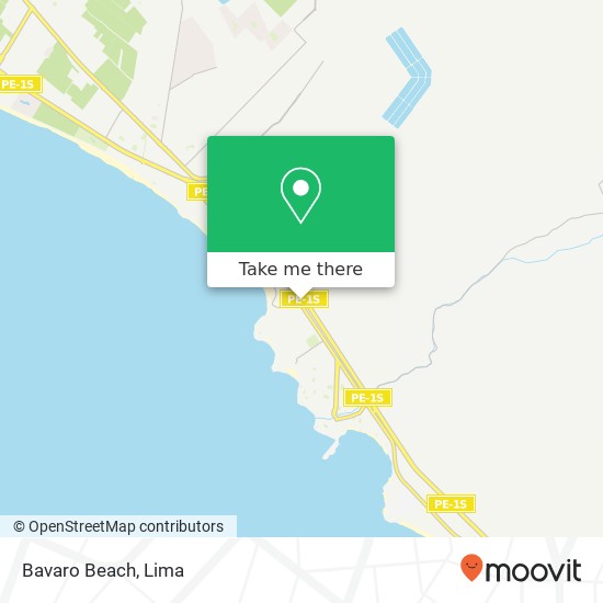 Bavaro Beach map