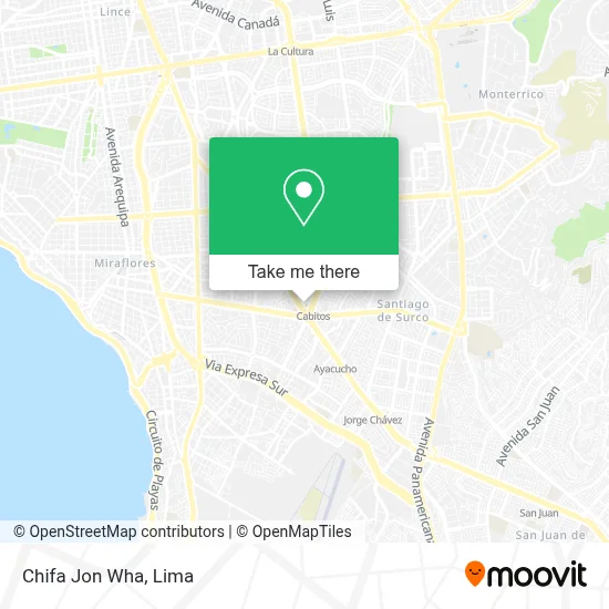 Chifa Jon Wha map