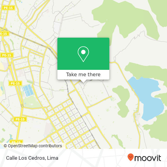Calle Los Cedros map