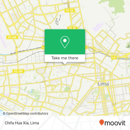 Chifa Hua Xia map