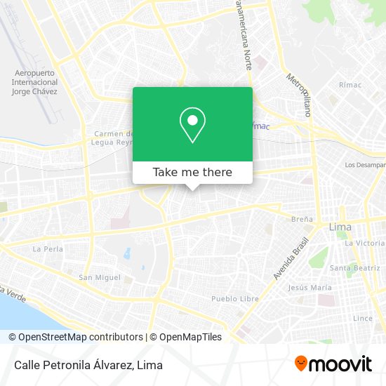 Mapa de Calle Petronila Álvarez