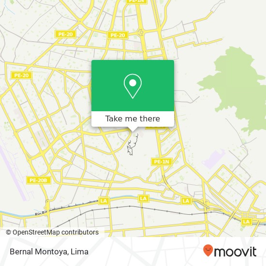 Bernal Montoya map
