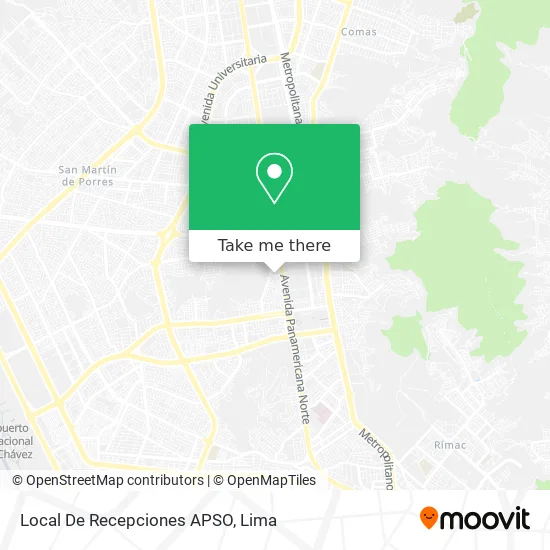 Local De Recepciones APSO map