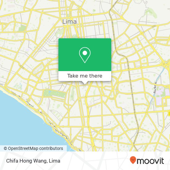 Chifa Hong Wang map