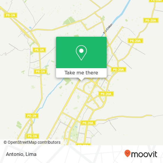 Antonio map