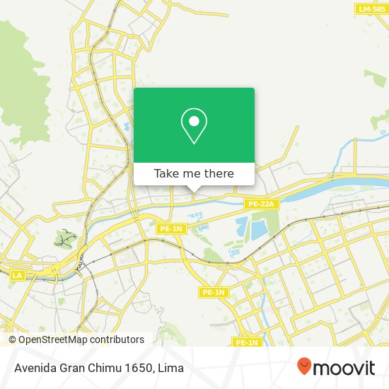 Avenida Gran Chimu 1650 map