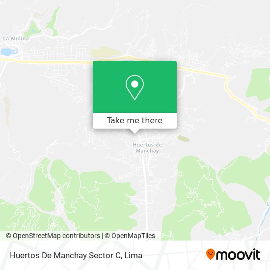 Mapa de Huertos De Manchay Sector C