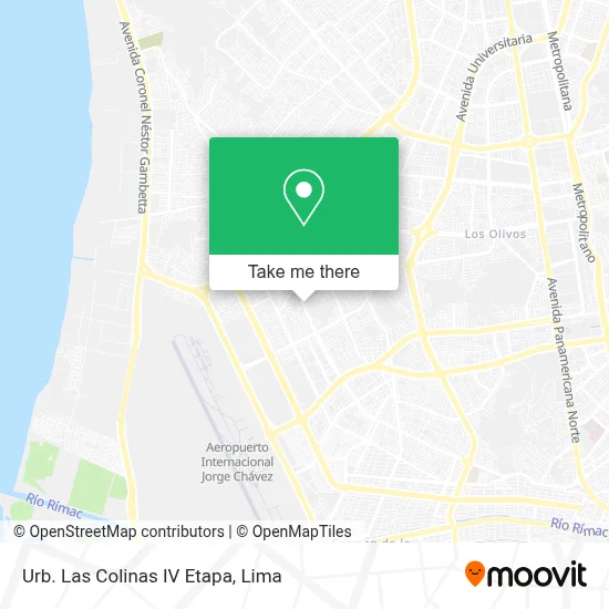 Urb. Las Colinas IV Etapa map