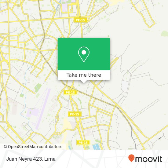Juan Neyra 423 map