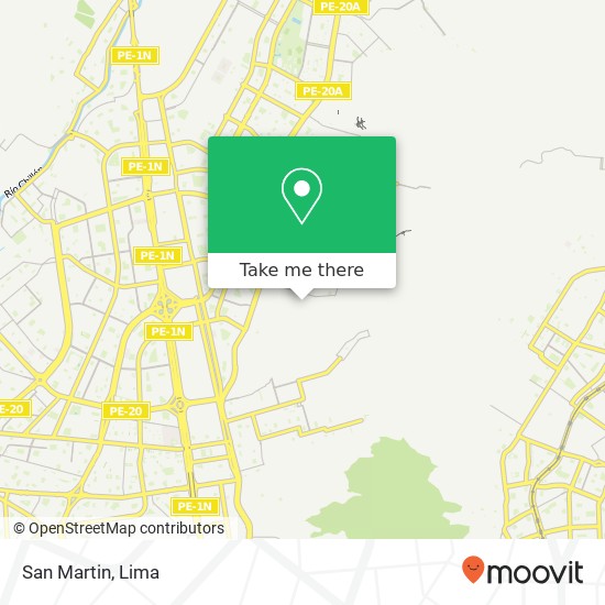 San Martin map