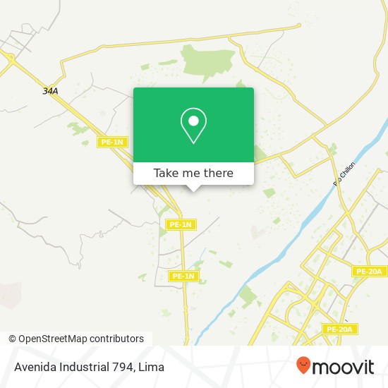 Avenida Industrial 794 map
